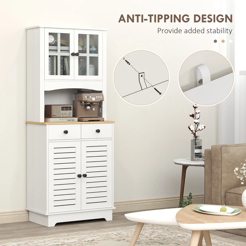 Szafka kuchenna, wysoka, 2 szafki, bufet, nowoczesny design