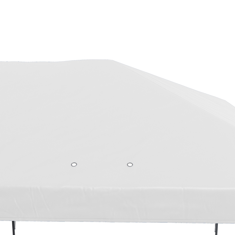 Outsunny Namiot składany Pawilon Ogrodowy, składany, odporny na warunki atmosferyczne, 5,9 m x 2,95 m x 2 m, Biały