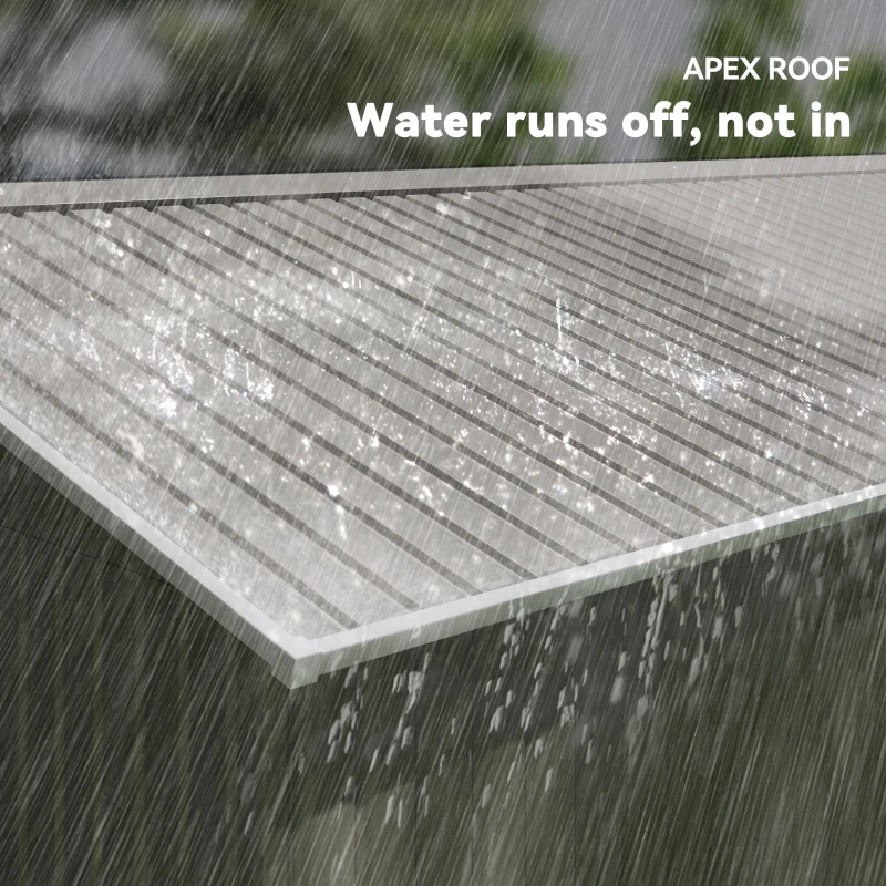 Domek ogrodowy 12,4 m², dach jednospadowy, drzwi przesuwne