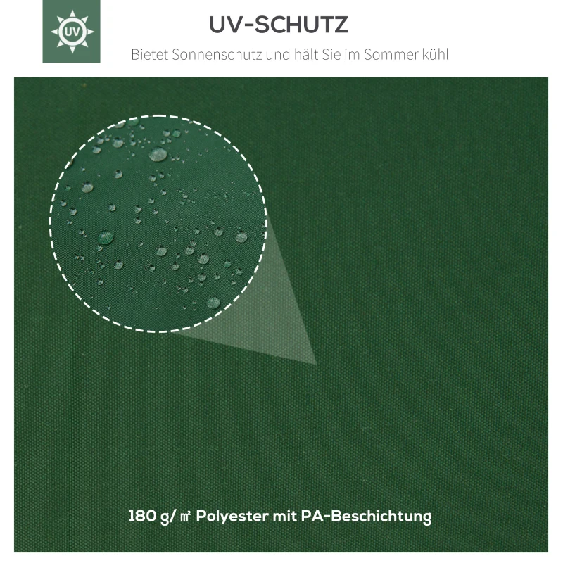 Outsunny vervangingsdak 300 cm x 400 cm