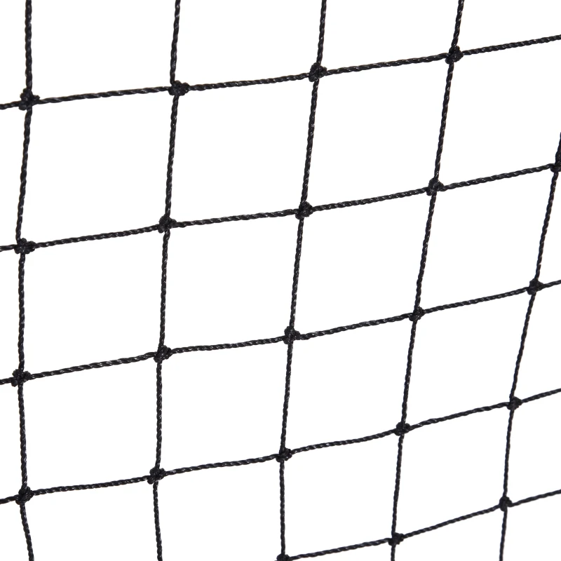 HOMCOM Plasă de revenire din metal unghi reglabil și 20 de corzi elastice pentru antrenament fotbal, tenis, handbal 96x80x96