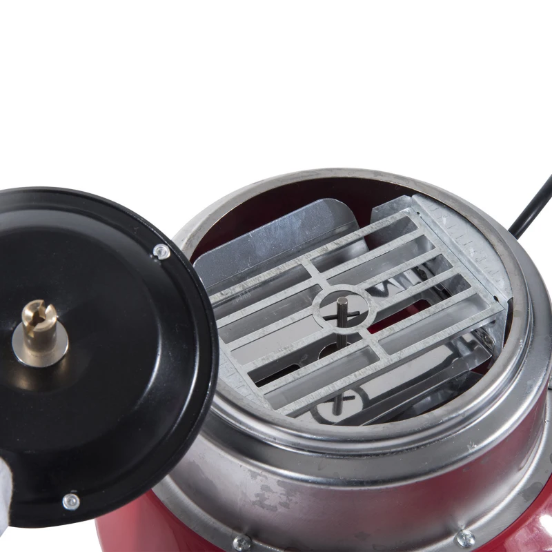 HOMCOM Macchina per Zucchero Filato in PP, Acciaio Inox e Alluminio 450W 27 x 26 x 18cm Rosso