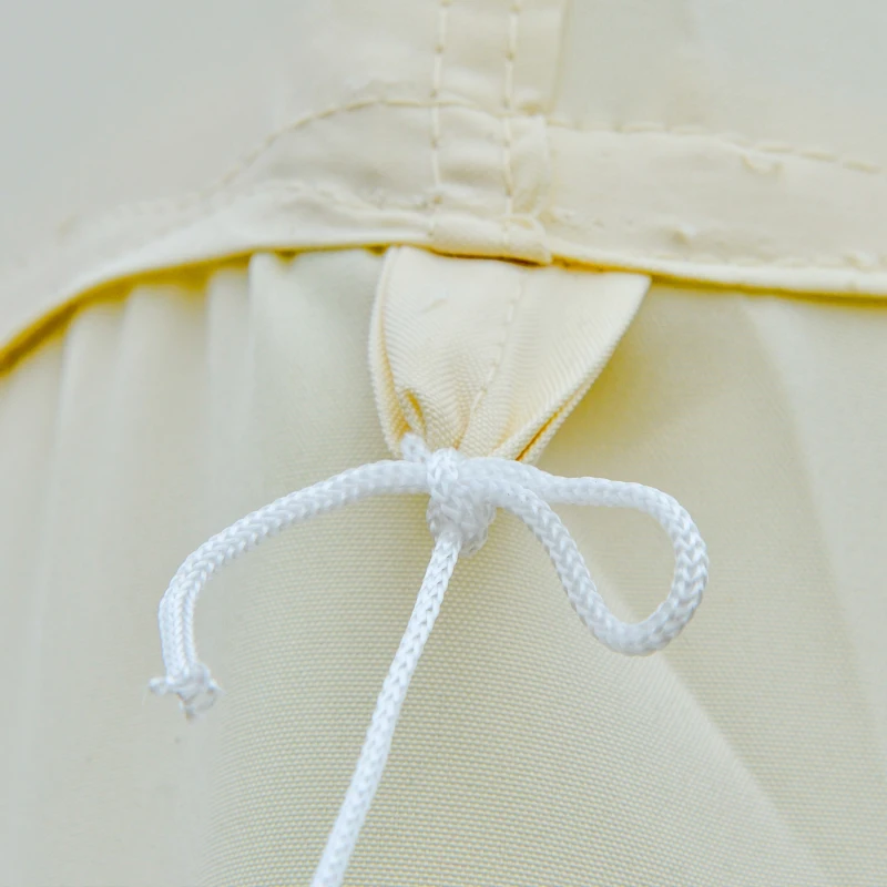 Outsunny Tonnelle barnum style colonial dim. 3L x 3l x 2,45H m 4 moustiquaires 2 zippées beige noir