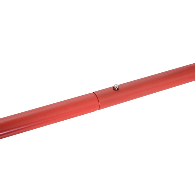 HOMCOM Plasă de revenire din metal unghi reglabil și 20 de corzi elastice pentru antrenament fotbal, tenis, handbal 96x80x96