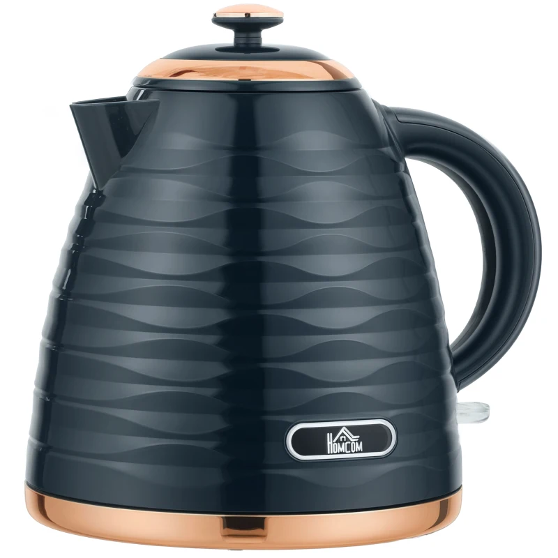 HOMCOM 3kW Rapid Boil Honeycomb Kettle - Dark Blue