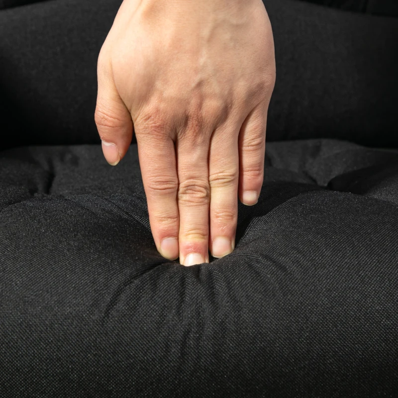 Vinsetto Six-Point Massage and Heated Office Chair - Black