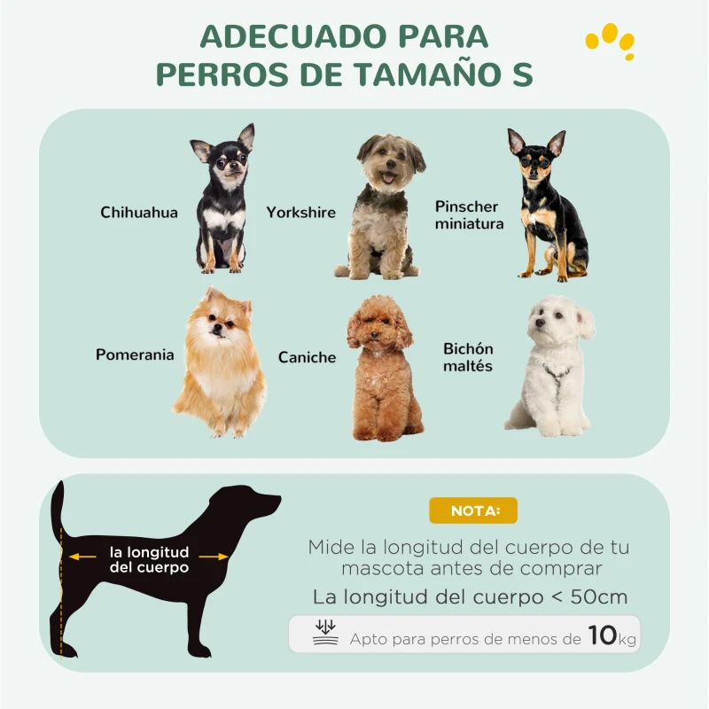 PawHut Jaula para Perros Plegable con Cojín Puertas Bandeja Extraíble y Marco de Alambre Metálico 75x48,5x53 cm Negro y Beige