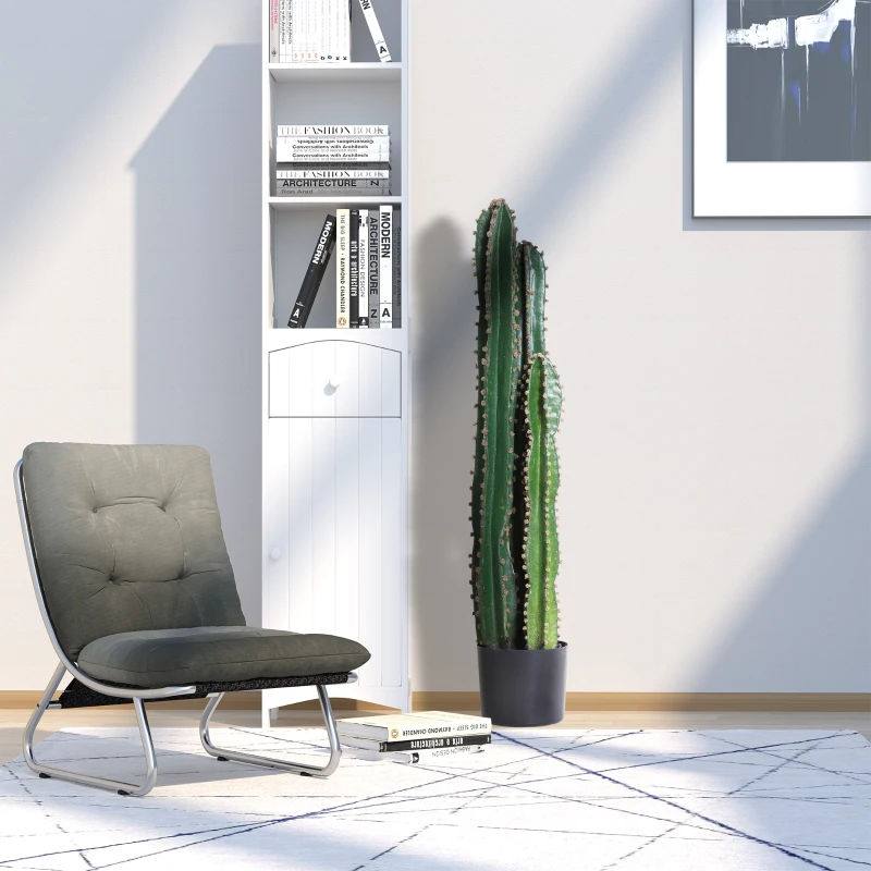 Outsunny Cactus artificial, realist, plantă artificială mare, dim. Ø 17 x 98H cm, verde