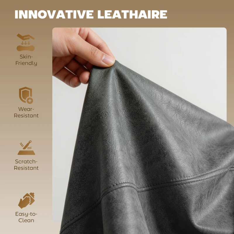 HOMCOM Bar Stools Set of 2, Modern Swivel Barstools with Footrest for Kitchen Island and Dining Room, Grey