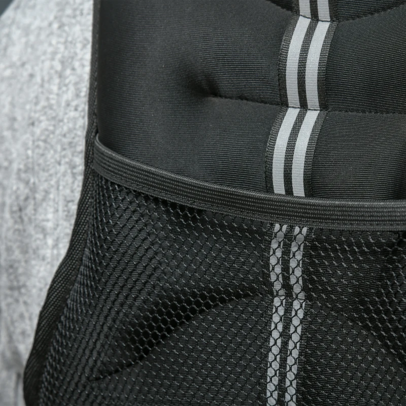 HOMCOM Colete com Peso de 5 kg com 2 Alças Ajustáveis e Bandas Reflectoras para Treino de Força Corrida Preto