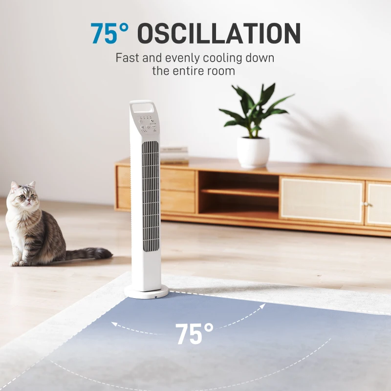 HOMCOM turmlüfter säulenlüfter