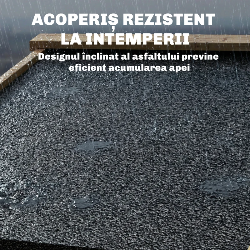 Outsunny Dulap Exterior: Căsuță de Grădină cu Ușă Ventilată și Kit Anti-Răsturnare.