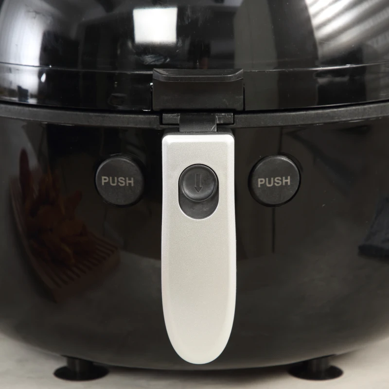 HOMCOM 12L 8 in 1 Digital Air Fryer Oven with Roast, Bake, Dehydrate, 8 Preset Modes, Rapid Air Circulation, Timer, Inner Light, Memory Function, 1800W, Dish Wash Accessory, Black