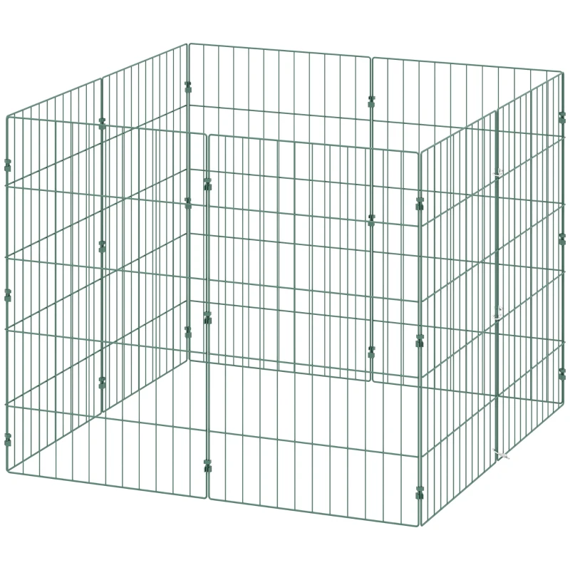 PawHut 8 Panel Pet Playpen for Medium Dogs Indoor Outdoor 80 cm Height