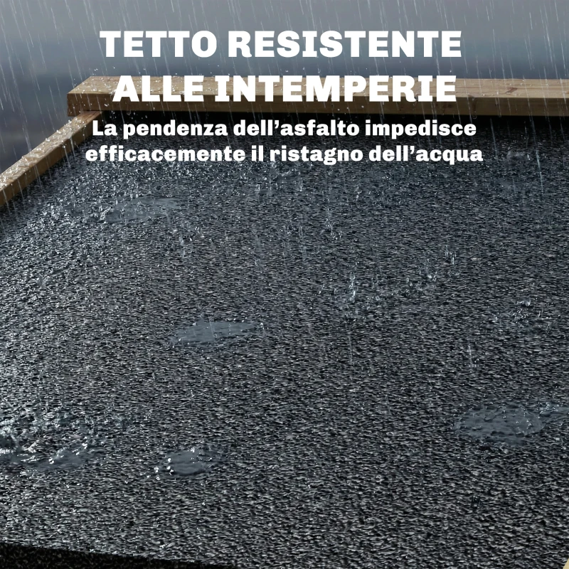 Outsunny Armadio Esterno: Casetta Giardino con Porta Ventilata e Kit Antiribaltamento.