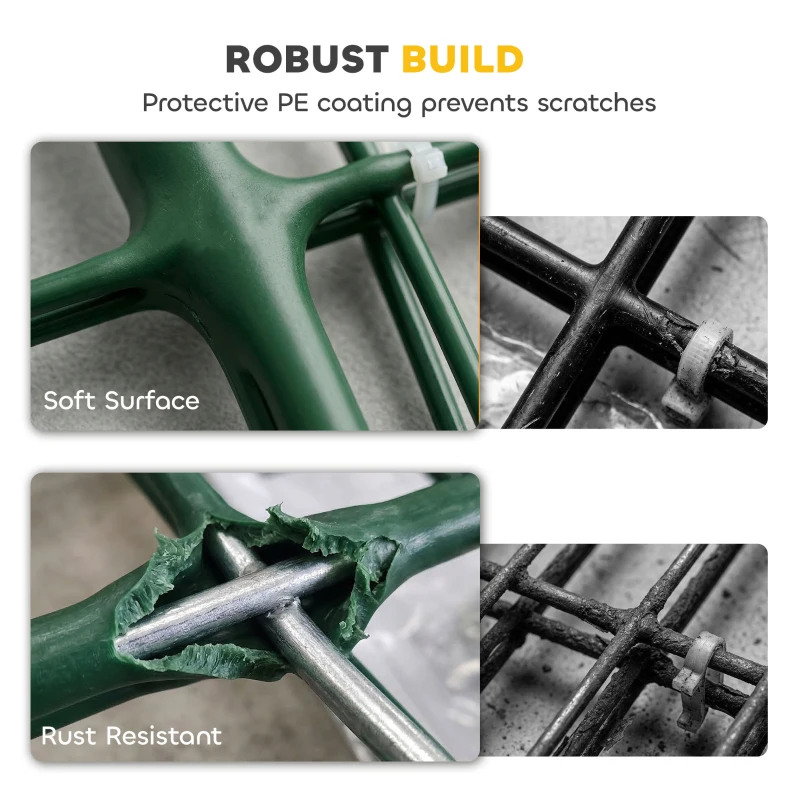 PawHut 8 Panel Pet Playpen for Small Dogs Indoor Outdoor 60 cm Height