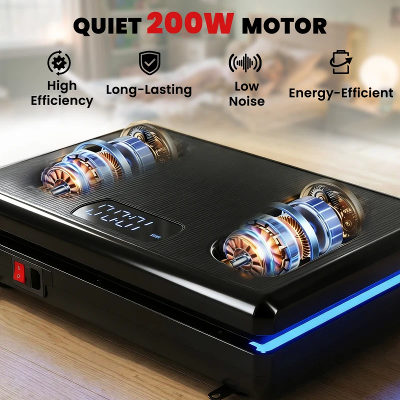 SPORTNOW Vibration Plate Exercise Machine with 120 Speed Levels, 5 Programs, Quiet Vibrating Plate with Resistance Bands