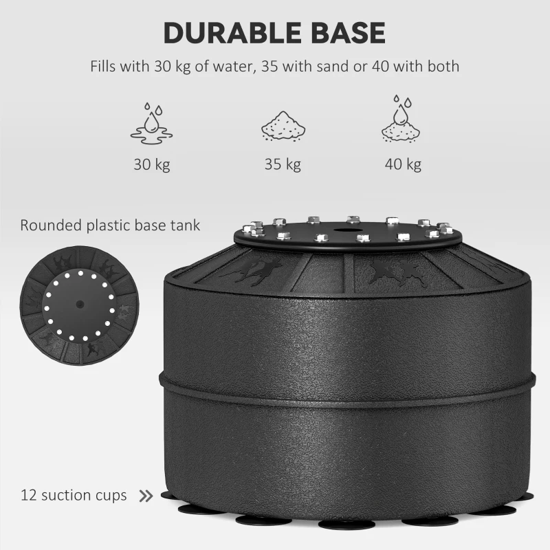 HOMCOM Stojący Worek Bokserski z Speedballem, Reflexstange, Regulowana Wysokość, dla Dorosłych, 155-205cm, Czarny