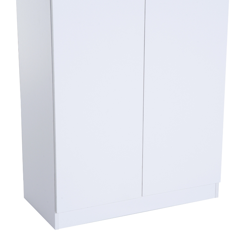 Homcom Armoire Haute Multi-Rangements en Bois 75 x 36 x 180 cm
