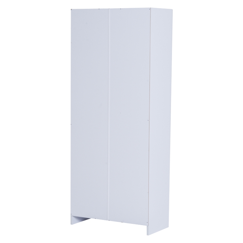 Homcom Armoire Haute Multi-Rangements en Bois 75 x 36 x 180 cm