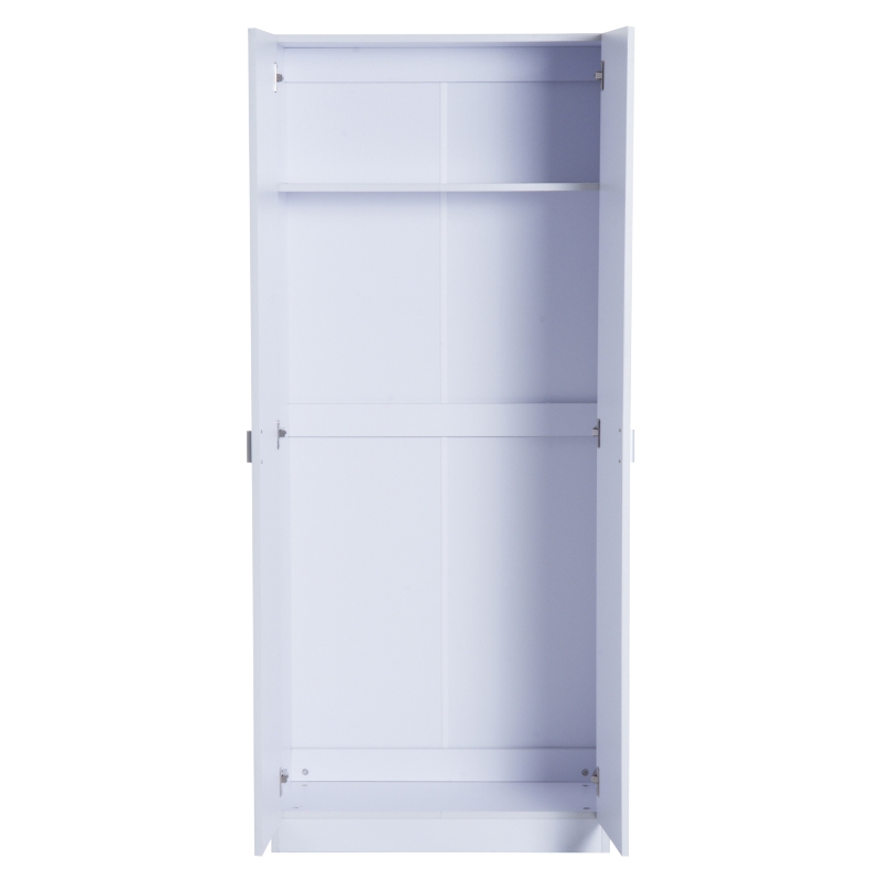 Homcom Armoire Haute Multi-Rangements en Bois 75 x 36 x 180 cm