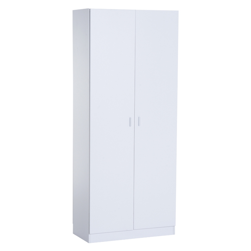Homcom Armoire Haute Multi-Rangements en Bois 75 x 36 x 180 cm