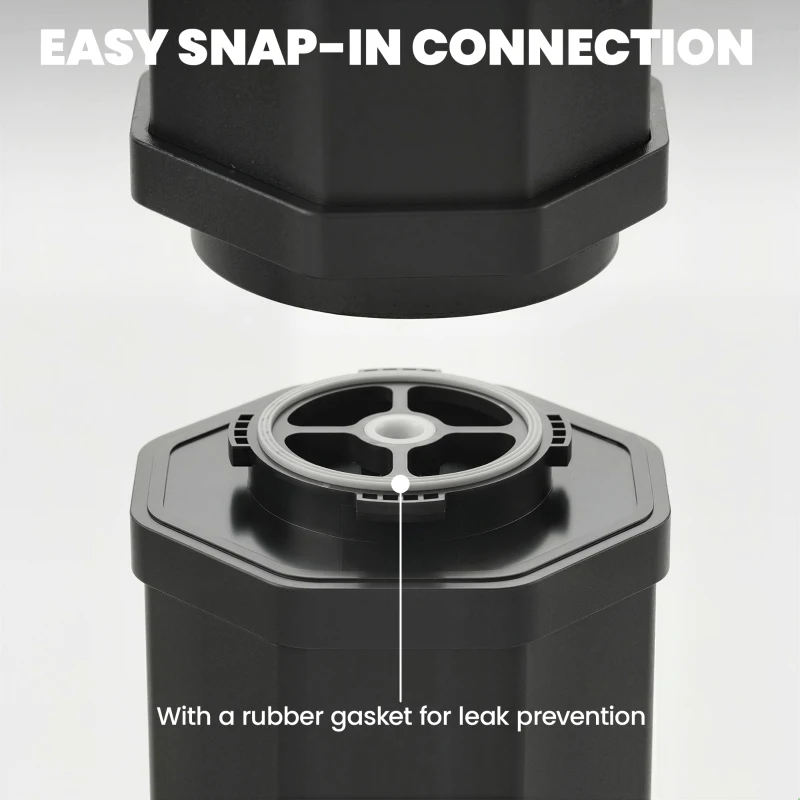 Outsunny Solardouche 60L tuindouche met draaibare regendouchekop, kraan, instelbare temperatuur