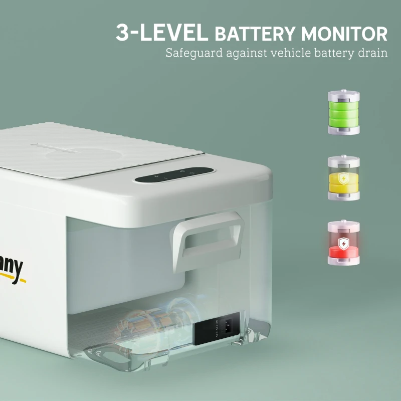 Kompresorowa lodówka elektryczna 16,8L z LED i trybem ECO