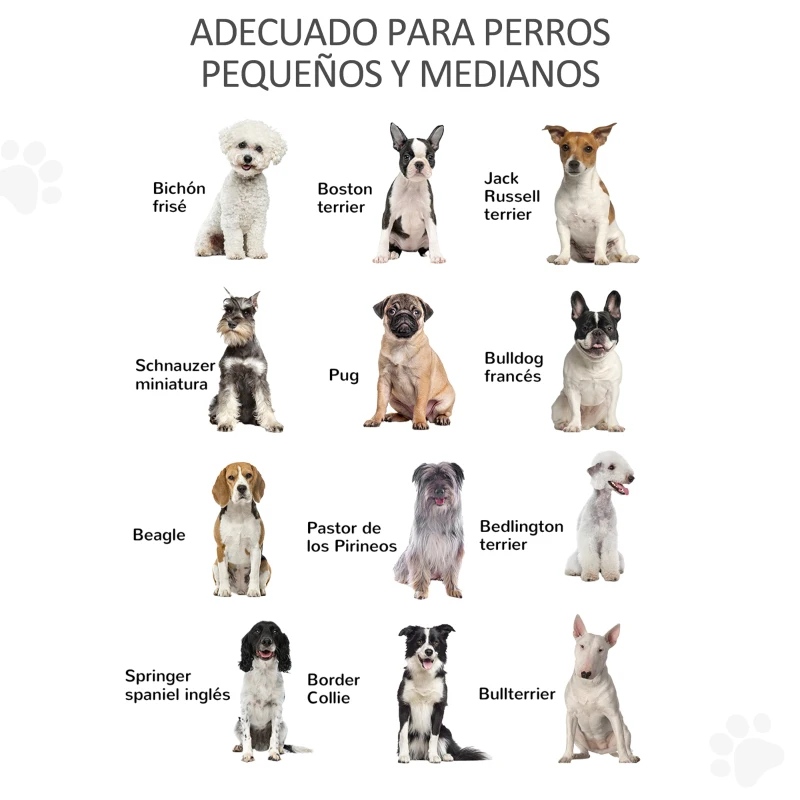 PawHut Barrera de Seguridad para Perros Plegable de Madera para Escaleras y Puertas con Soporte de Pie 432x36x70 cm Natural