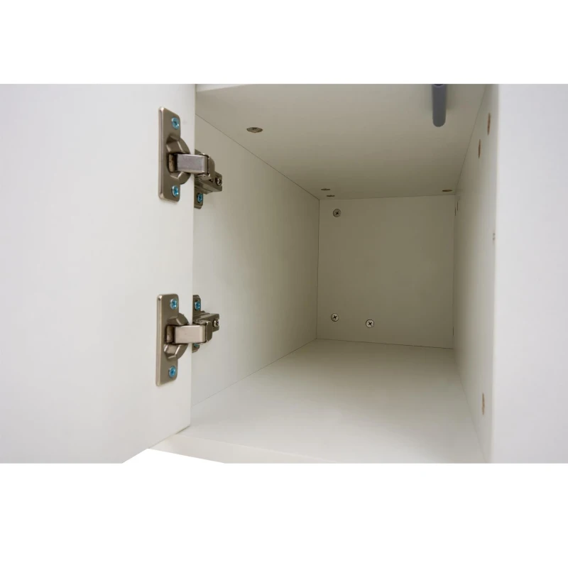 Tavolino multiuso con doppio meccanismo di sollevamento e spazio a scomparsa, 100x50x43 cm, Bianco