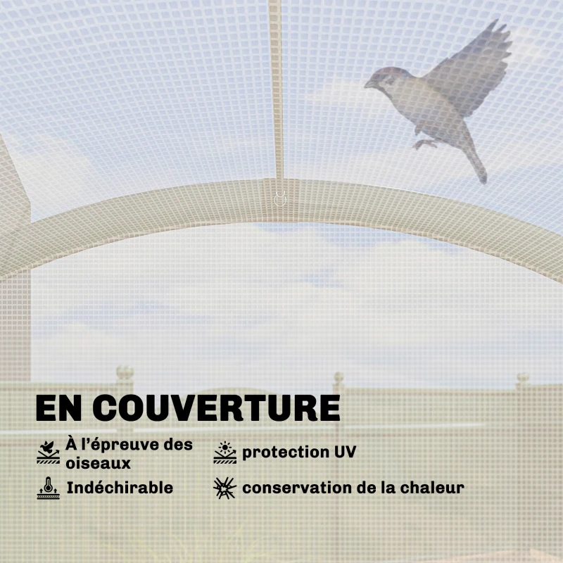 Outsunny Serre de Jardin Pliable et Portable, Petite Serre de Balcon en Bâche PE et Porte Zippée, 200 x 80 x 164 cm, Vert