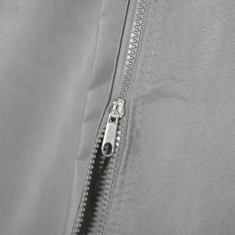 Outsunny Zasłona zamienna do pawilonu, zestaw 4 szt., do pawilonów 3x4 m, 352x205 cm, jasnoszary