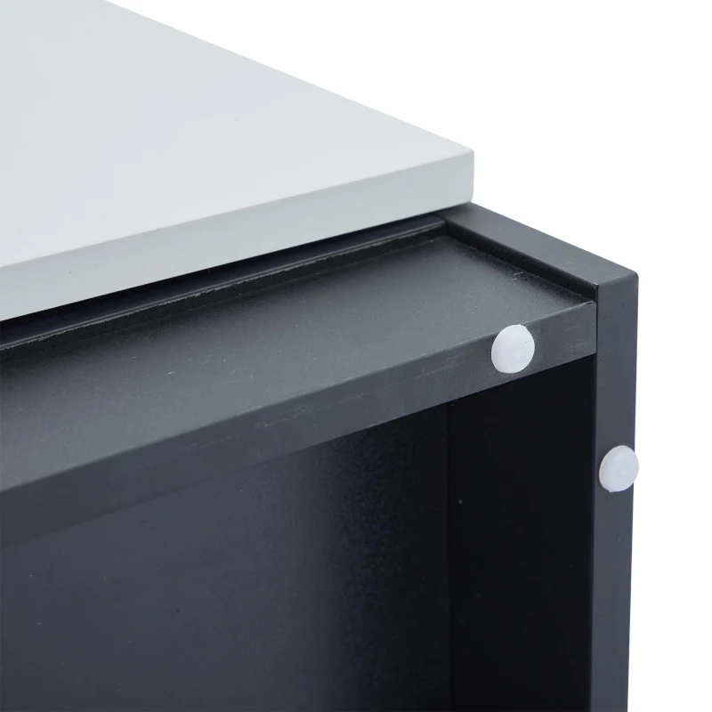 Vetrina per collezione moderna con illuminazione LED, 80x30x200 cm, Bianco