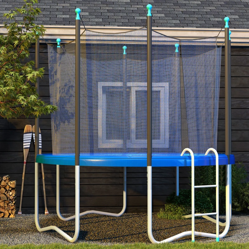 SPORTNOW Housse de rechange pour trampoline, imperméable, résistante à la déchirure, Ø366 cm, Bleu