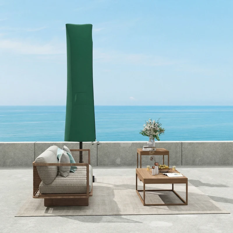 Outsunny Garden Parasol Cover, Waterproof Cantilever Banana Umbrella Protector, 240 x 48/70 cm for 3 m Cantilever Parasol