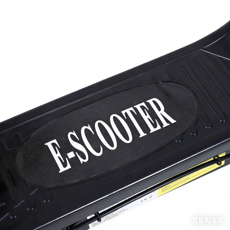 HOMCOM Powered Electric Scooter Ride-On, with Brakes, Adjustable Seat, Adjustable Handlebars, Black