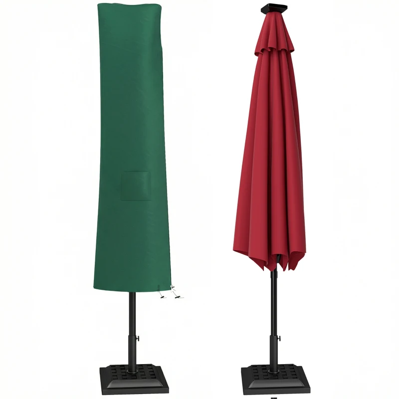 Outsunny Garden Parasol Cover, Waterproof Cantilever Banana Umbrella Protector, 240 x 48/70 cm for 3 m Cantilever Parasol