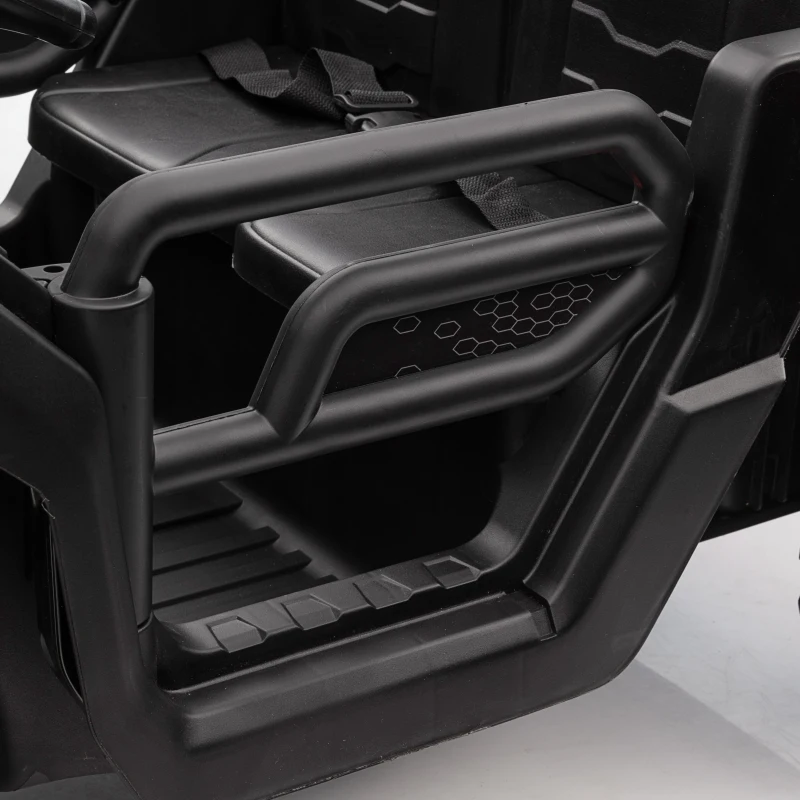 HOMCOM 12V 2 Seater Kids Electric Ride-On Car with Electric Bucket, Remote Control - Red