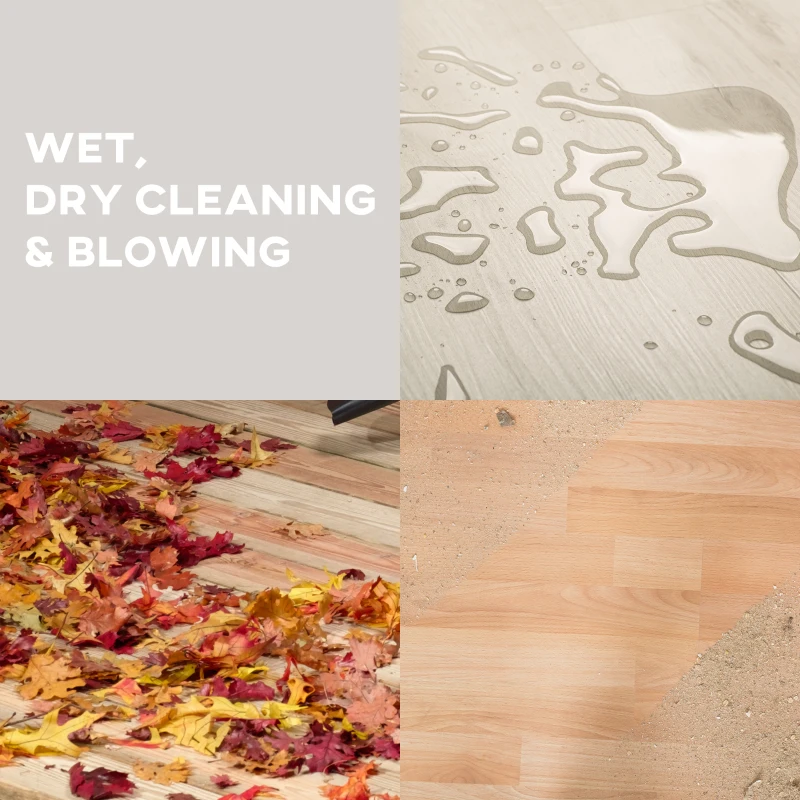 HOMCOM Wet and Dry Vacuum Cleaner, 1200W 20L Wet & Dry Vacuum Cleaner w/ Blower, Triple Filters for Workshop, Home, Carpet