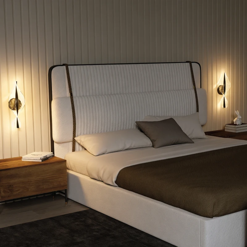 HOMCOM Led Wall Lamp 2 Pack, 13W Modern Indoor Spiral Wall Light, Colour Temperature Adjustable 3000K/4000K/6500K, for Bedroom, Living Room, Hallway, Stairs, Black