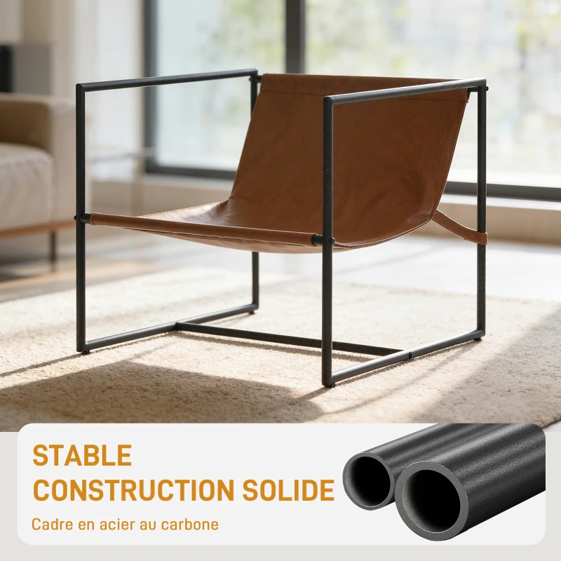 HOMCOM Fauteuil salon, fauteuil d'appoint rembourré en velours imprimé, large assise et structure en acier, 77x91x80cm, gris