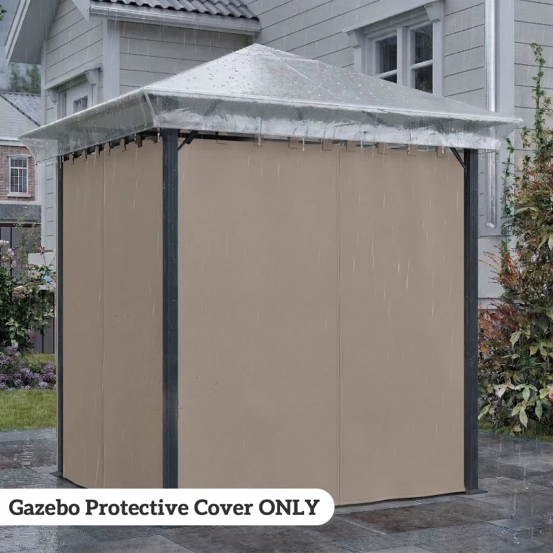 Outsunny 2 x 2 (m) Gazebo Protective Cover, Waterproof Cover for Gazebo, Canopy and Tent
