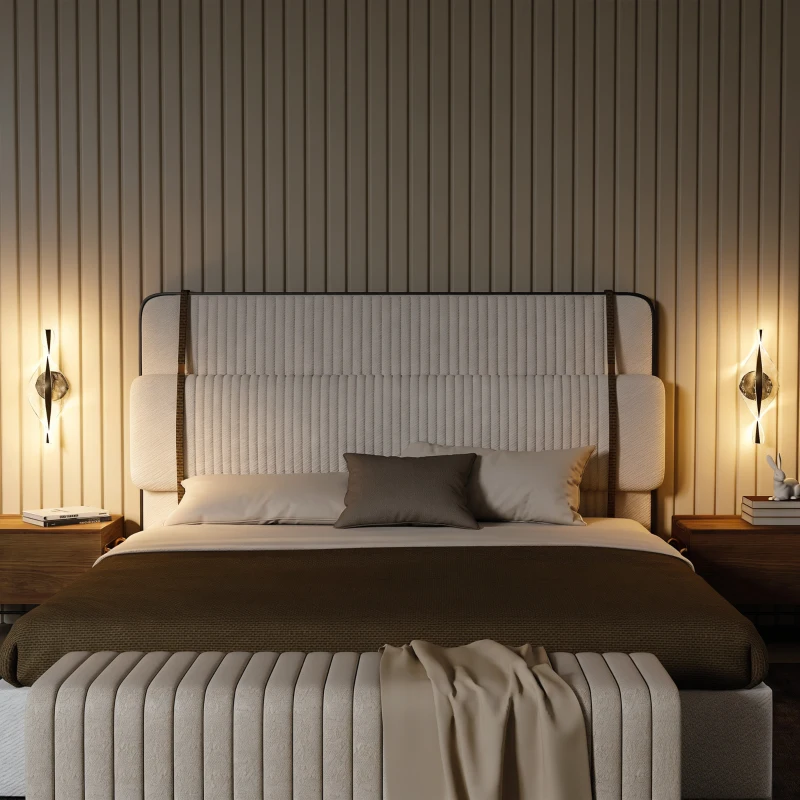 HOMCOM Led Wall Lamp 2 Pack, 13W Modern Indoor Spiral Wall Light, Colour Temperature Adjustable 3000K/4000K/6500K, for Bedroom, Living Room, Hallway, Stairs, Black