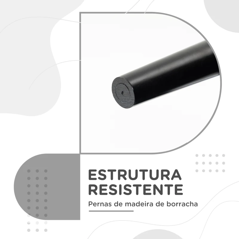 HOMCOM Banco de Pé de Cama Estofado em Linho Sintético com Pés de Madeira Braços e Assento Acolchoado Cinzento Escuro