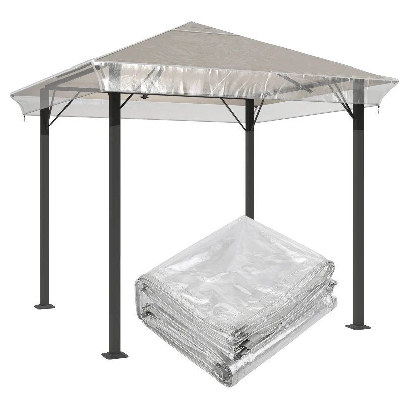 Outsunny 2 x 2 (m) Gazebo Protective Cover, Waterproof Cover for Gazebo, Canopy and Tent