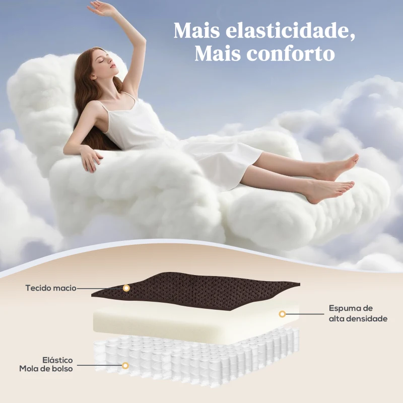HOMCOM Poltrona Relax Reclinável Elétrica Elevatória com Porta USB Controlo Remoto Assento Largo Apoio para os Pés Castanho