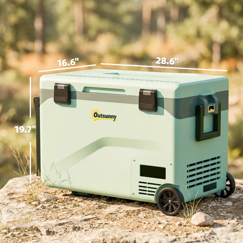 Outsunny Frigorifero Portatile 42.5L a Compressore con Controllo App, -20℃ a 20℃