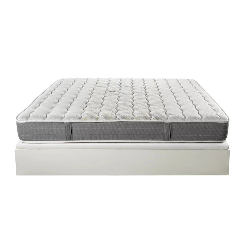 Pack colchón HR viscoelástico de 24 cm + canapé abatible blanco con gran capacidad – 90x190cm