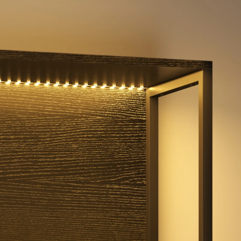 HOMCOM Librería de 5 Niveles con Luces LED de 7 Colores Estantería para Libros 60x30x179 cm Estantería Industrial Negro