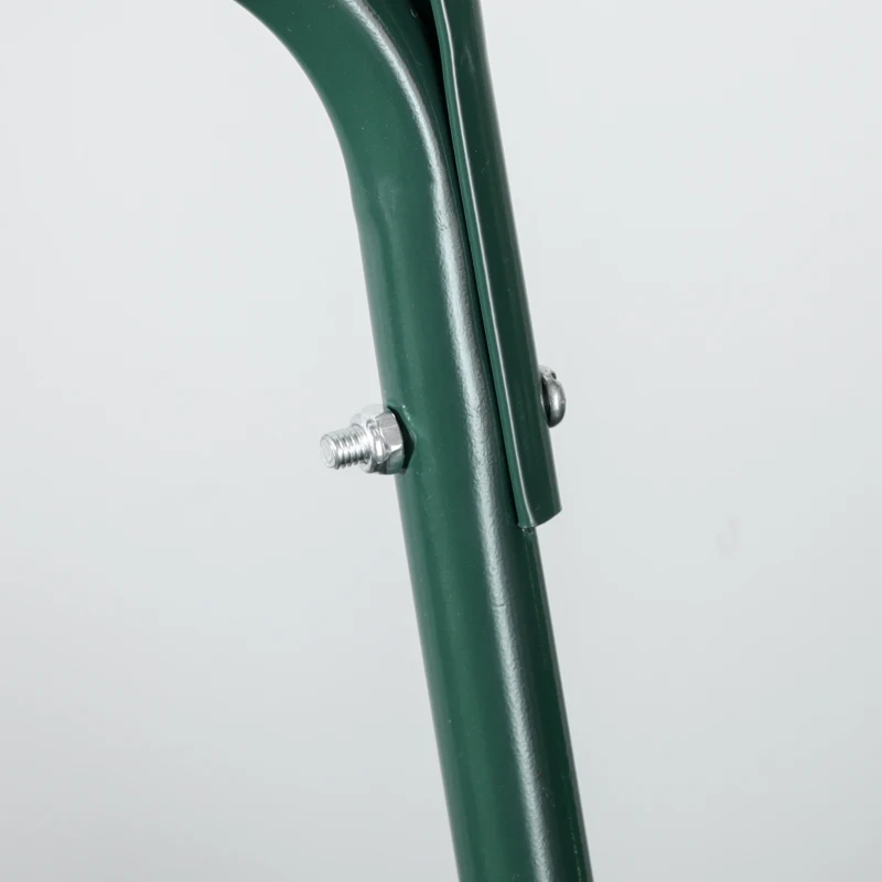 Outsunny Rouleau à gazon, rouleau de jardin 50 cm, remplissable avec 60 L d'eau ou de sable, noir et vert